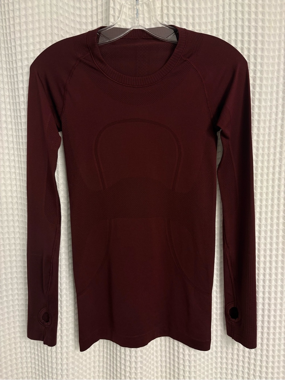 Lululemon Swiftly Tech Long Sleeve ~ 4 ~ Burgundy